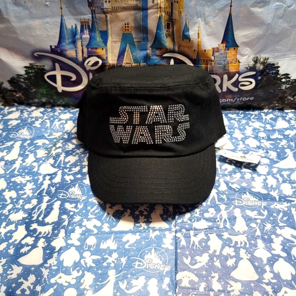 NWT Disney Hat - Cadet Cap - Star Wars Rebel - Rhinestone
